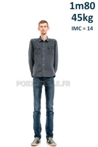 Homme 1m80 45kg