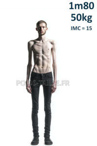 Homme 1m80 50kg