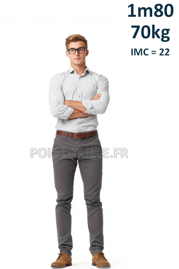 Homme 1m80 70kg