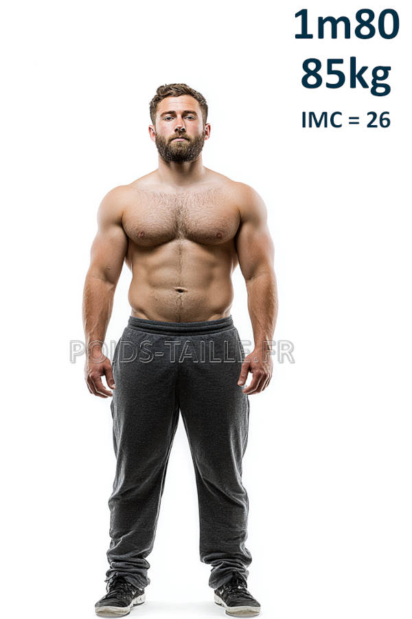 Homme 1m80 85kg