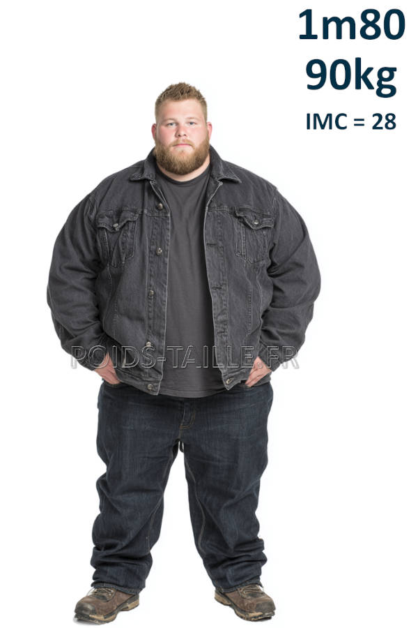 Homme 1m80 90kg