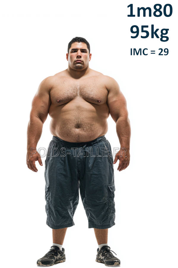 Homme 1m80 95kg