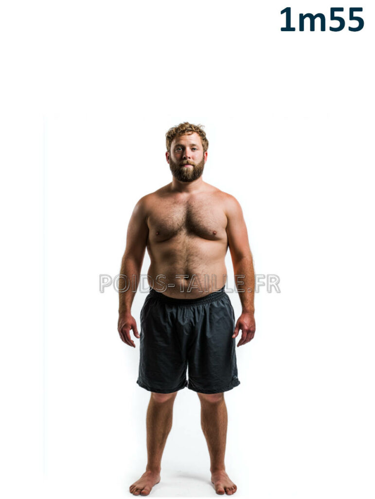 Poids idéal pour 1m55 Homme