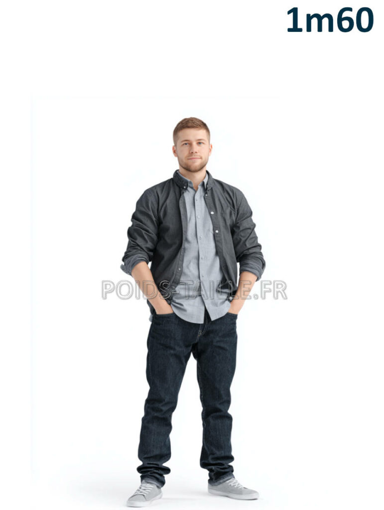 Quel est le poids idéal pour un homme d'1m60 ?