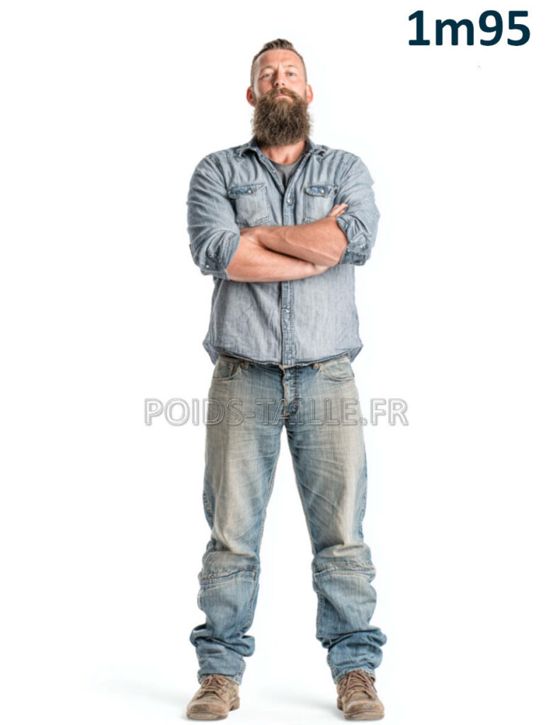 Quel est le poids idéal pour un homme d'1m95 ?