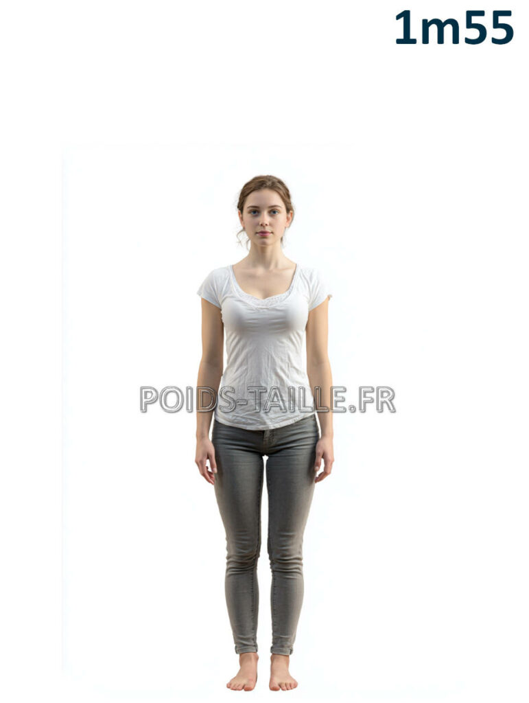 Quel est le poids idéal pour une femme d'1m55 ?