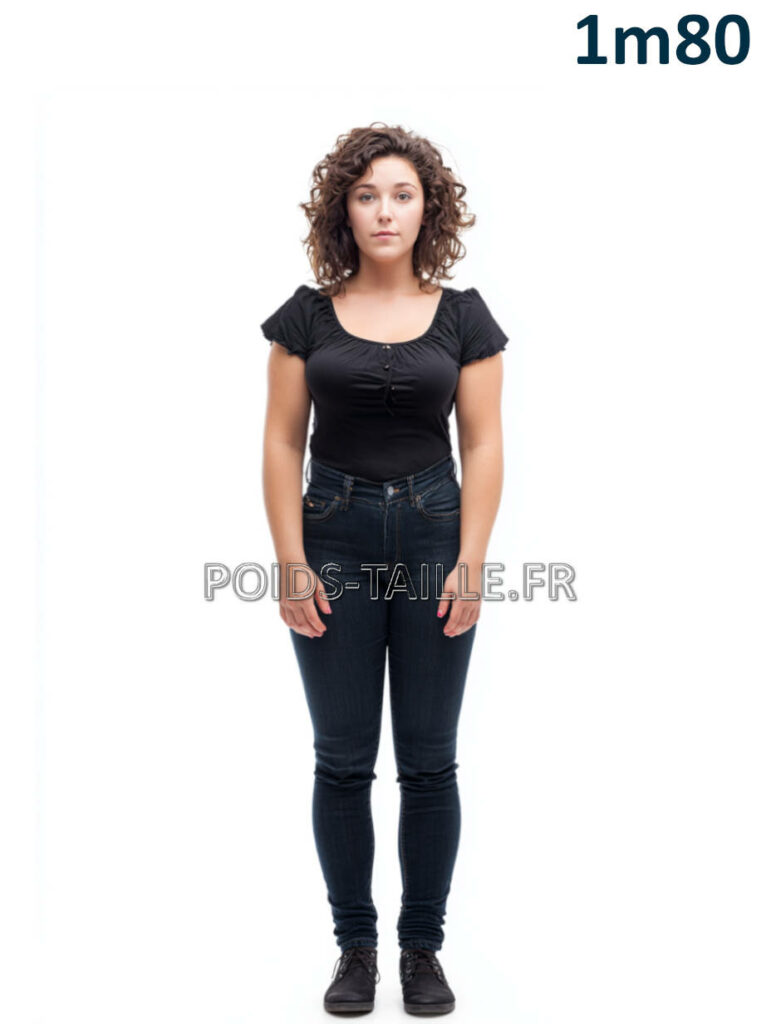 Quel est le poids idéal pour une femme d'1m80 ?