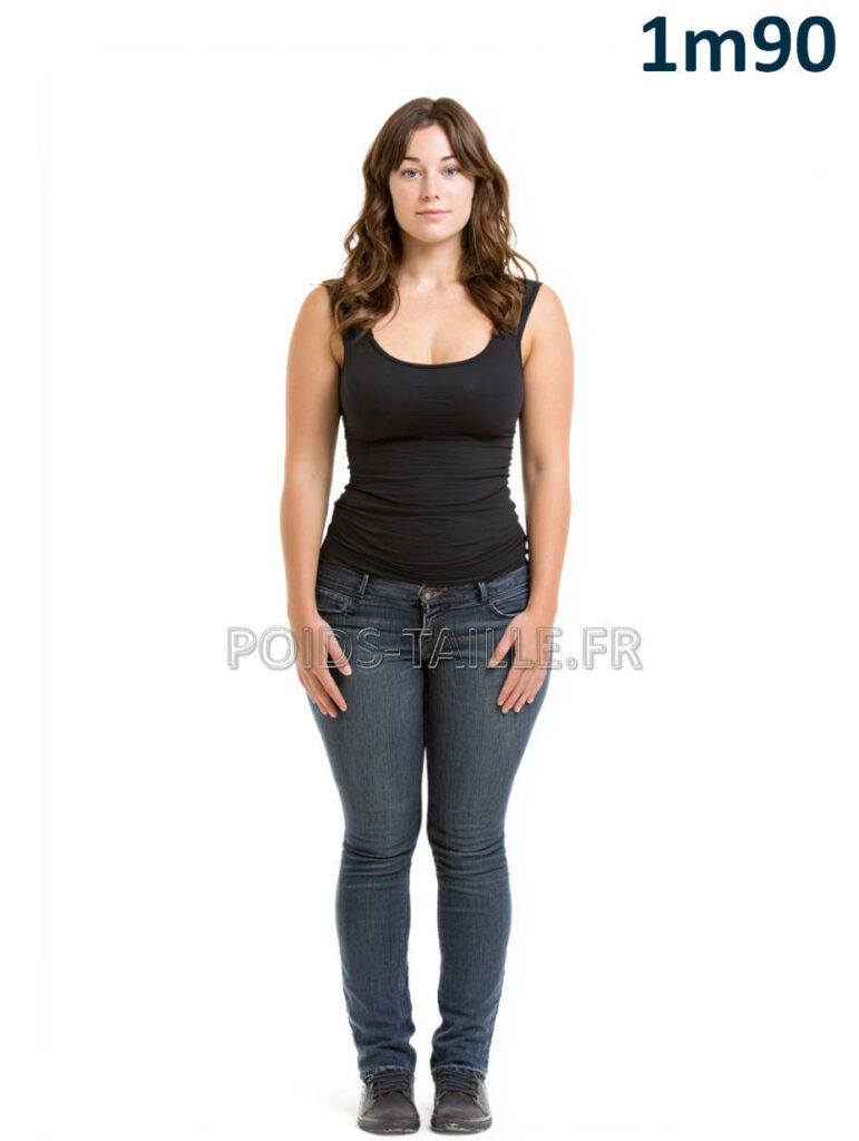 Quel est le poids idéal pour une femme d'1m90 ?
