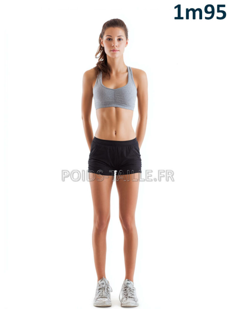 Quel est le poids idéal pour une femme d'1m95 ?